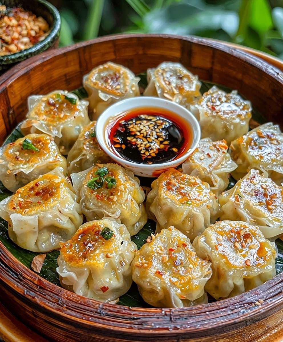 Dumpling with Szechuan Sauce (6 pcs)
